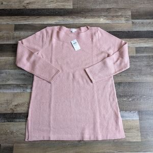 NWT J. Jill, Pink sweater, women's medium